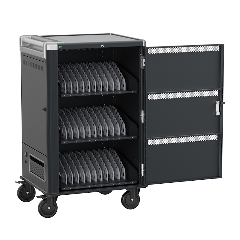 EW1701 | Mobile charging and storage trolley for 36 notebooks/tablet | Ewent | distributori informatica